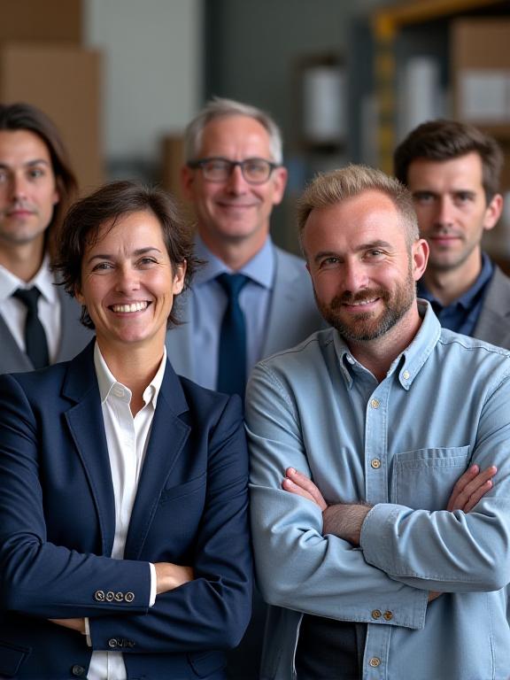CHUANGSHUO SUPPLY CHAIN USA LLC logistics team at Karl Drive facility in Lincoln, Nebraska